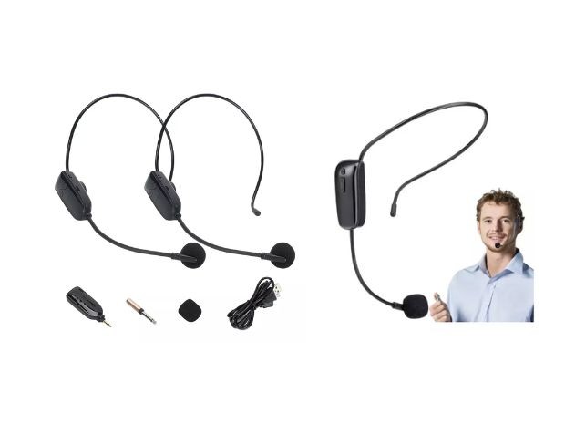 &uu  MICROFONO INALAMBRICO CORBATERO DOBLE  AY-102